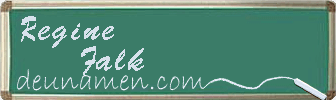 Regine Falk Visitenkarte